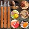 Wood Carving Kit with Basswood Carving Blocks, Wood Carving Tools Includes 3 Wood Carving Knives, 3 Detail Wood Carving Knife and 8 Wood Blocks, Whittling kit for Adult and Kids Beginners